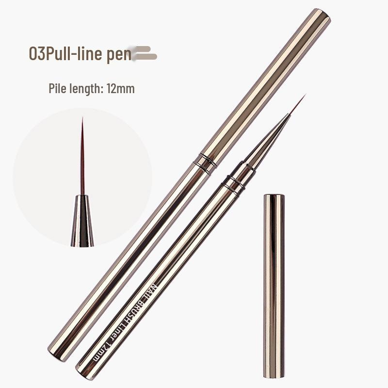 5-Piece Extra Fine Japanese Nail Art Pen Set for Detailing and Face Painting