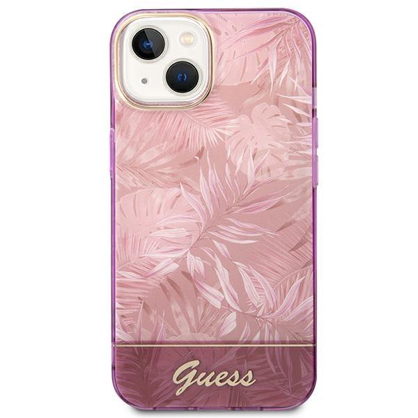 Guess Guhcp14Mhgjghp Iphone 14 Plus / 15 Plus 6.7 Różowy/Pink Hardcase Jungle Collection