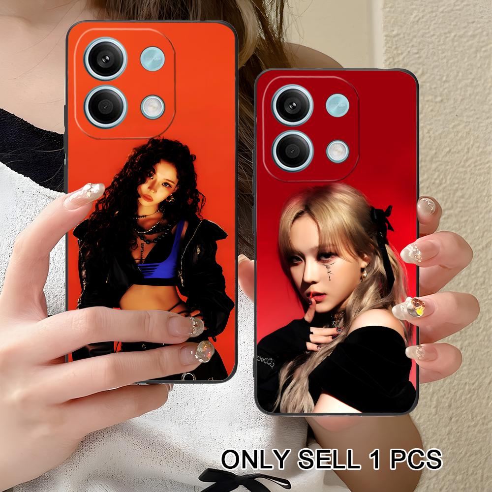 KPOP Girl Winter Phone Case for Xiaomi Redmi Note 14 13 12 11 S Pro Plus 4G 5G Soft TPU Shockproof Cover