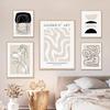 Modern Abstract Line Girl Body Face Living Room Decor, Black and White Posters and Prints, Wall Art, Canvas Painting, Home Wall