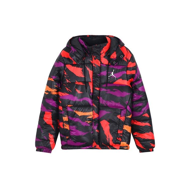 Air Jordan Jumpman Air Short hooded padded Jacket Camouflage Men s BQ5696-551 XS