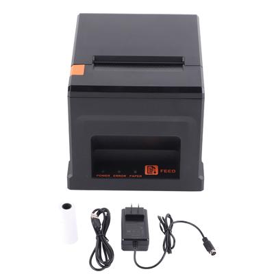 Drukarka POS 80mm USB Termiczna Drukarka Paragonowa Druk Wysokiej Prędkości Drukarka Kuchenna z Automatycznym Obcinakiem