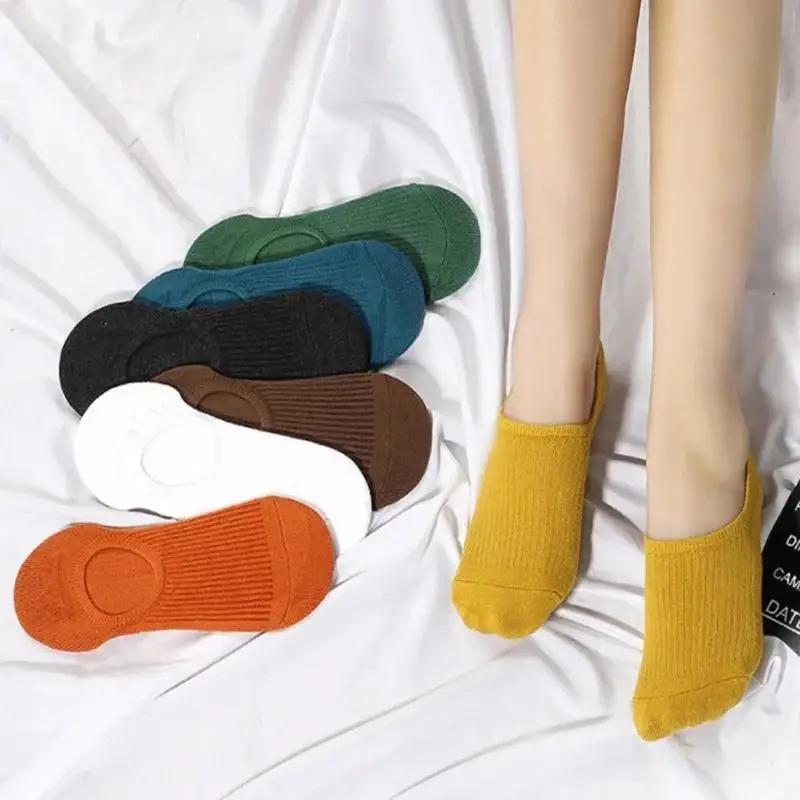 1 Pair New Women Cute Socks Socks Of Candy Colour Cotton Short Ankle SocksGirl Wind Socks Low Cut Breathable Design