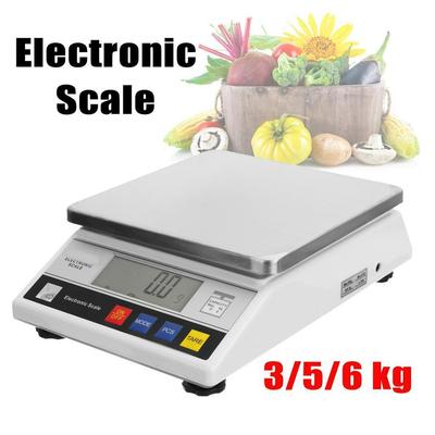 Intl 26 * 18 * 6,4 CM 6kg 0,1g Digitale Elektronische Diät Lebensmittelwaage Wäge Post Postwaagen