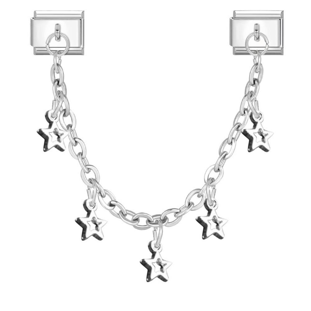 Doppelkettenglied Armband Charms Passend für 9mm Armband DIY Herstellung Charm Italienische Glieder Edelstahl Multifunktionale DIY Armband Bausatz