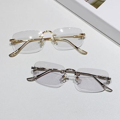 Blue Light Blocking Glasses Unisex Large Frame No Brim Clear View Strong Hinge Transparent Eye Protection Clear Bluelight Glasses Spectacles Eyewear
