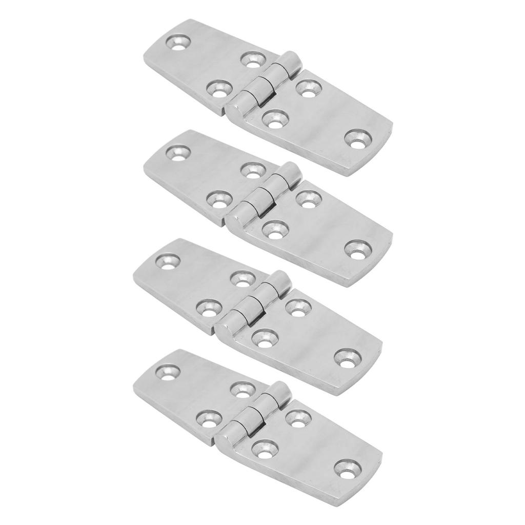 4pcs Marine Door Hinge 102 X 38mm Rustproof Stainless Steel Boat Hatch Hinge for Yachets