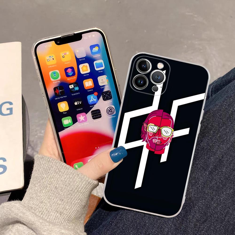 P-PNL Q-QLF Rapper Handyhülle Für iPhone 16 15 14 11 12 13 Mini Pro XS Max Hülle 6 7 8 Plus X Funda Schale