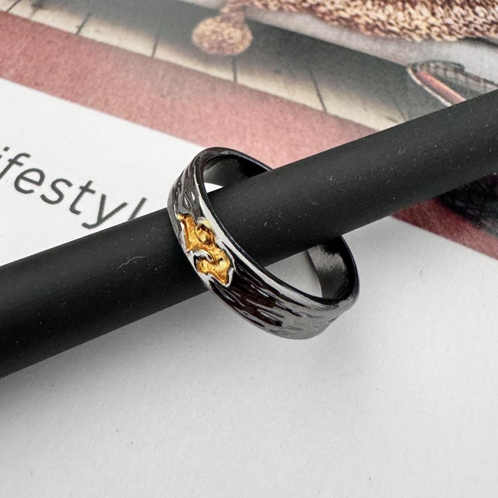 Retro Auspicious Cloud Xiangyun Ring For Men Good Fortune Adjustable Open Ring Unisex Designer Zircon Accessories Blessing Gift