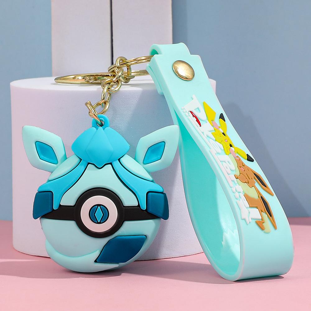 85 Styles Pokémon Pocket Monster Keychain Bag Decor Pikachu Desk Ornaments Car Key Chain Accessories Small Gift Between Friends