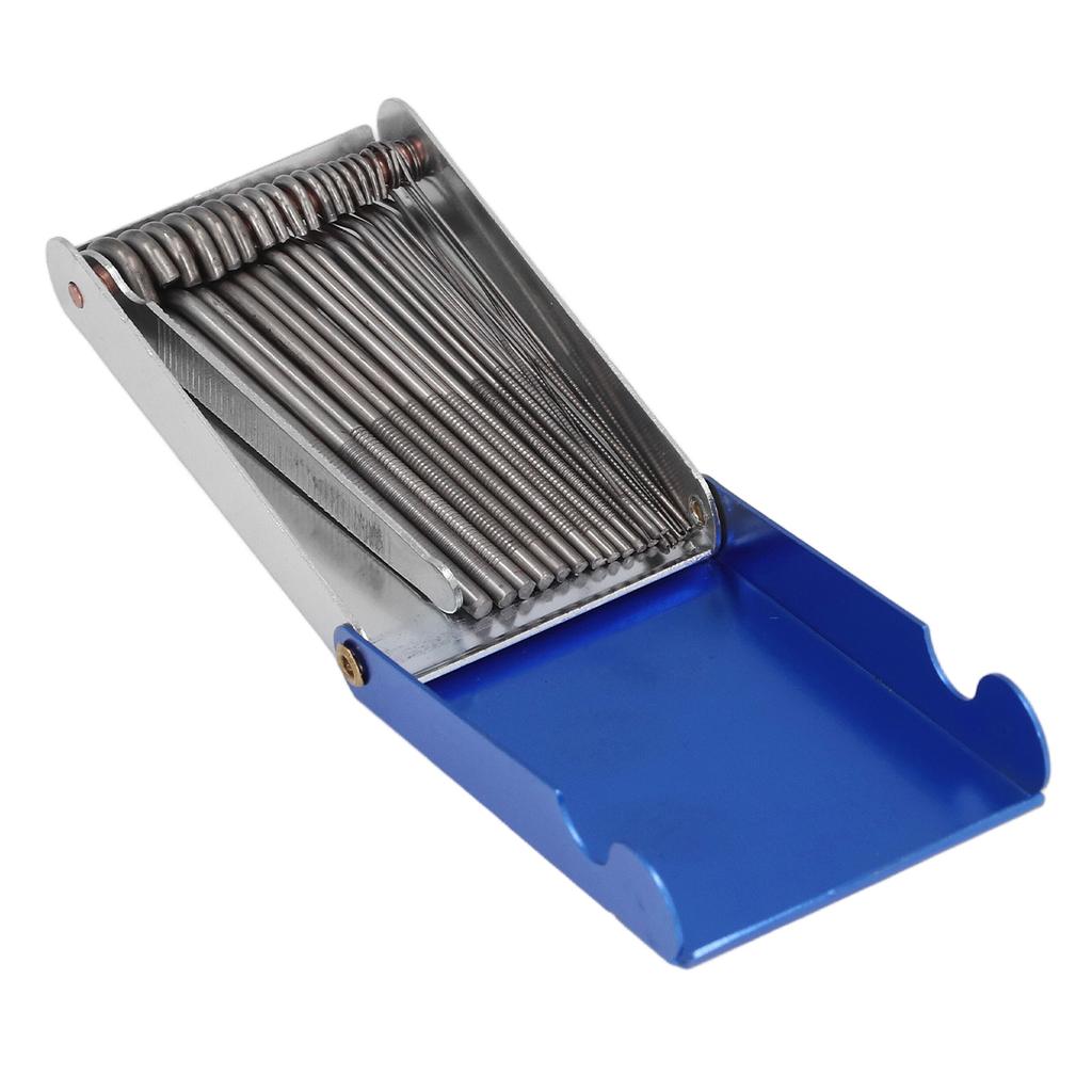 Gitarrenfeilen-Set 22 Stäbe 1 Flache Steg-Sattel-Kerbfeile zum Schleifen von Mandolinen- und Bass-Stegen und -Sätteln