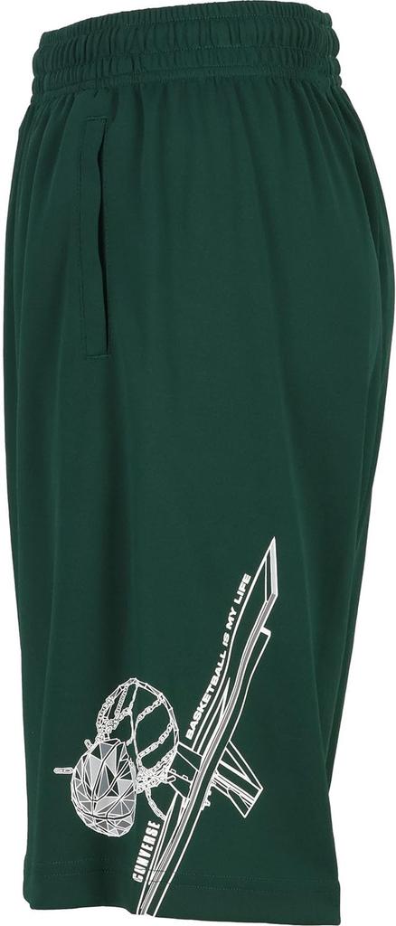 Converse Basketball Shorts Practice Pants CB451857 Kids Green Jr. (with Pockets) D.