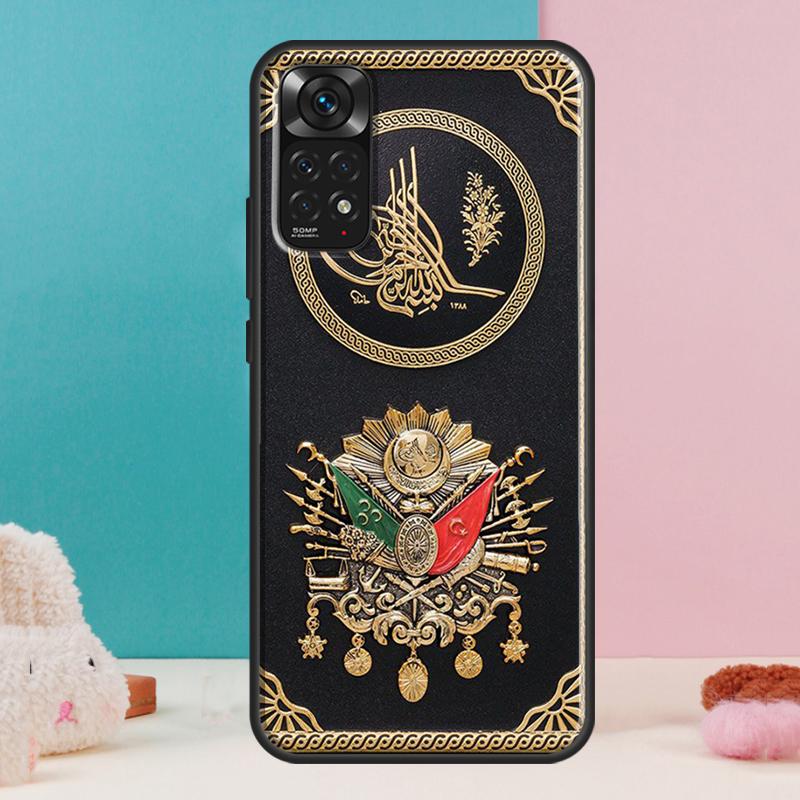 Ottoman Empire Coat Of Arms Case For Xiaomi Redmi Note 12 11 10 9 8 Pro 9S 10S 11S 12S Redmi 12C 9A 9C 10A 10C Coque
