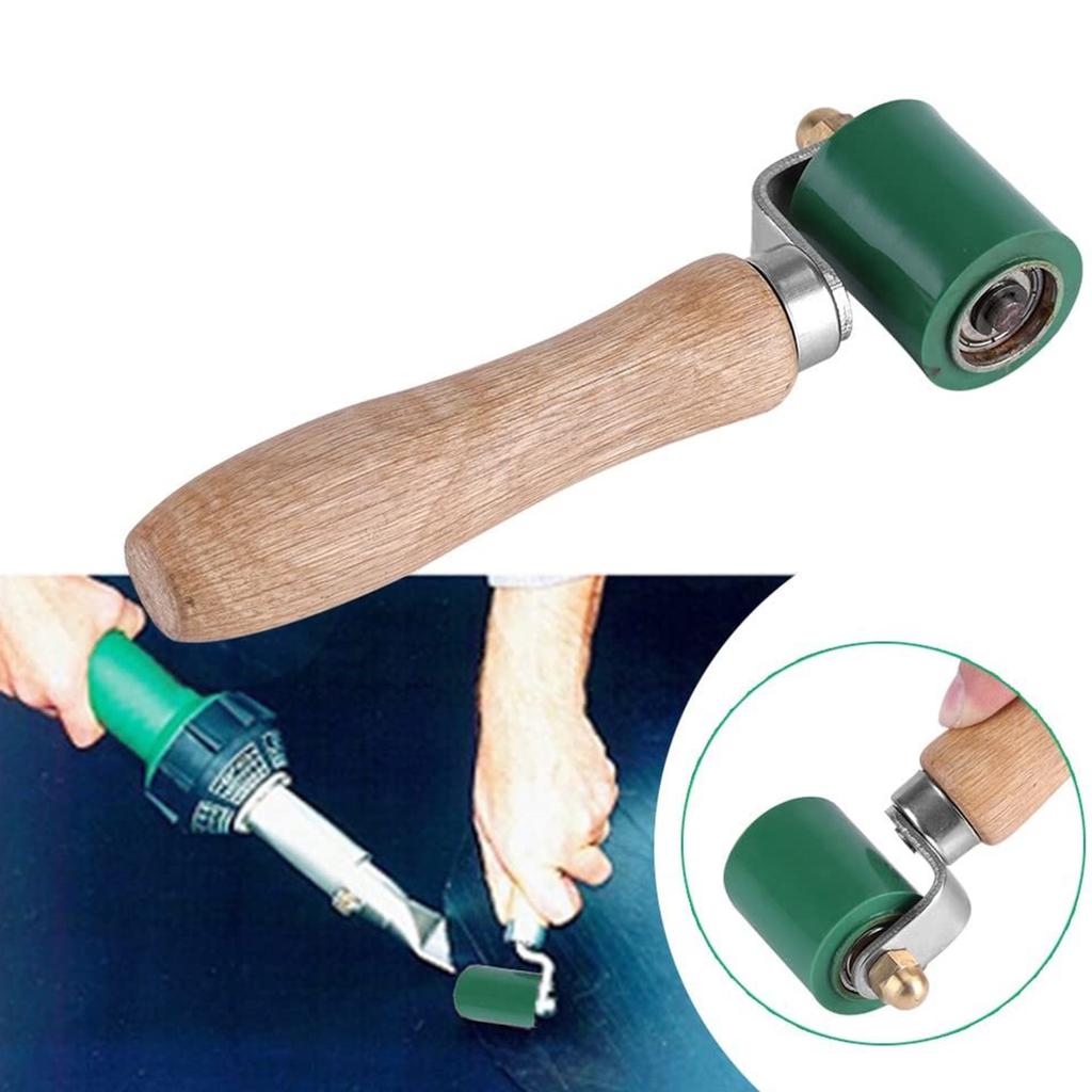 Rulou de presiune manuală pentru acoperișuri Instrument de sudură PVC 40mm Rulou de presiune manuală pentru îmbinări din silicon Accesorii pentru arzător de sudură