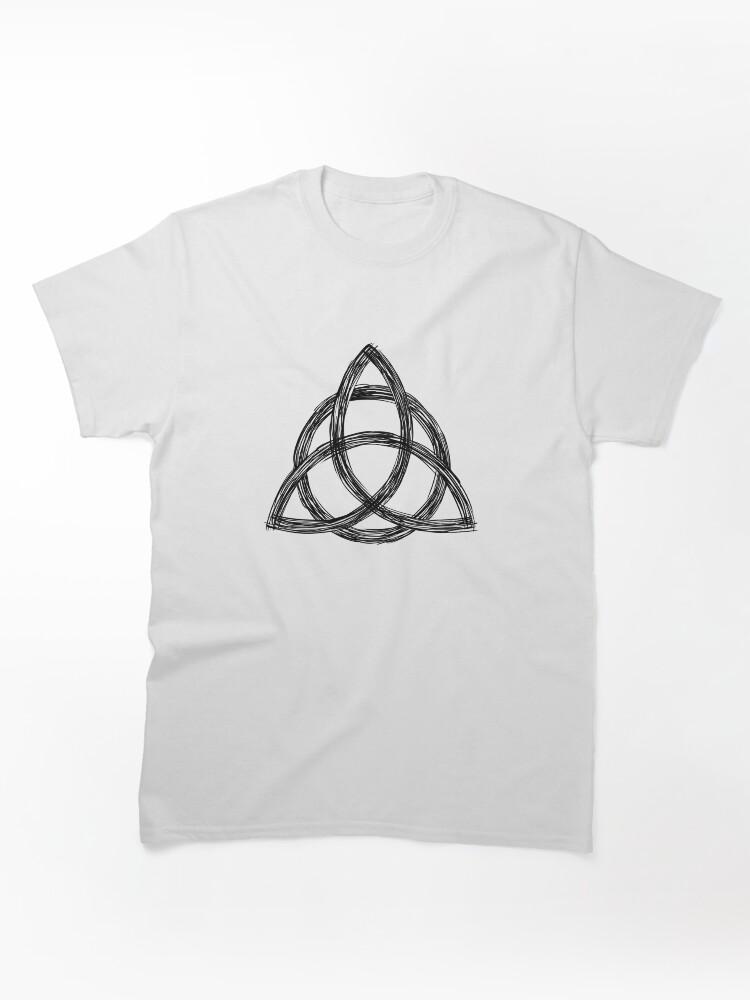 Charmed Charmed Sign / Triquetra / Witches Knot / Witch Symbol / Drawing for Spiritual Women Classic T-Shirt