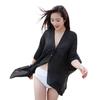 Dame Chiffon Beach Cover up Badedrakt Kimono Cardigan Shawl Beach Wrap Cover up