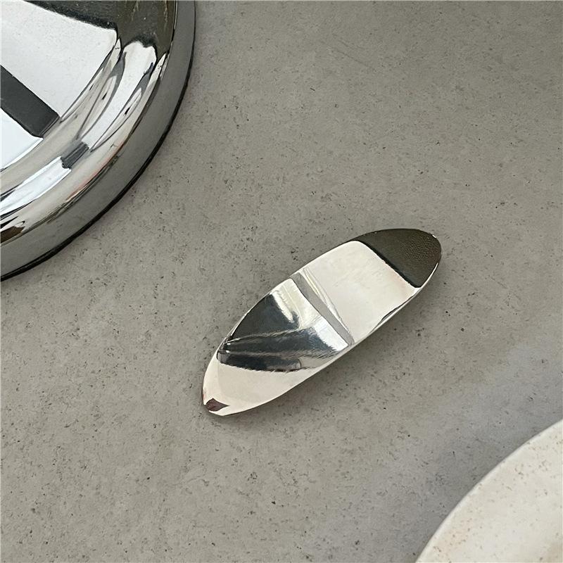 1 pcs 6cm Long Alloy Barrettes French Clips Hairclips for Girls and Women Metal Color Hair Accessories Hairpins