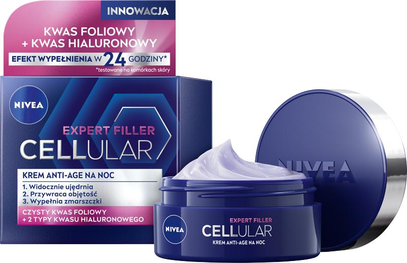 244167 Nivea Hyaluron Cellular Filler Anti-Falten Nachtpflege 50