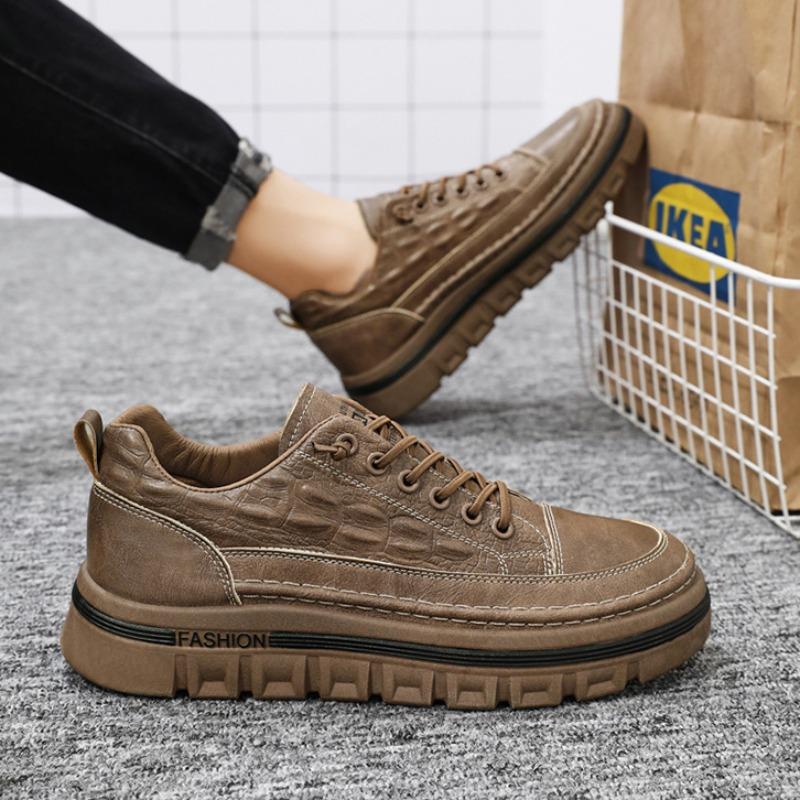 Spring Autumn Classic Men Works Shoes High Quality Comfortable Wear-resistant Sneakers Youth Trendy Board Shoe Vulcanized Shoes