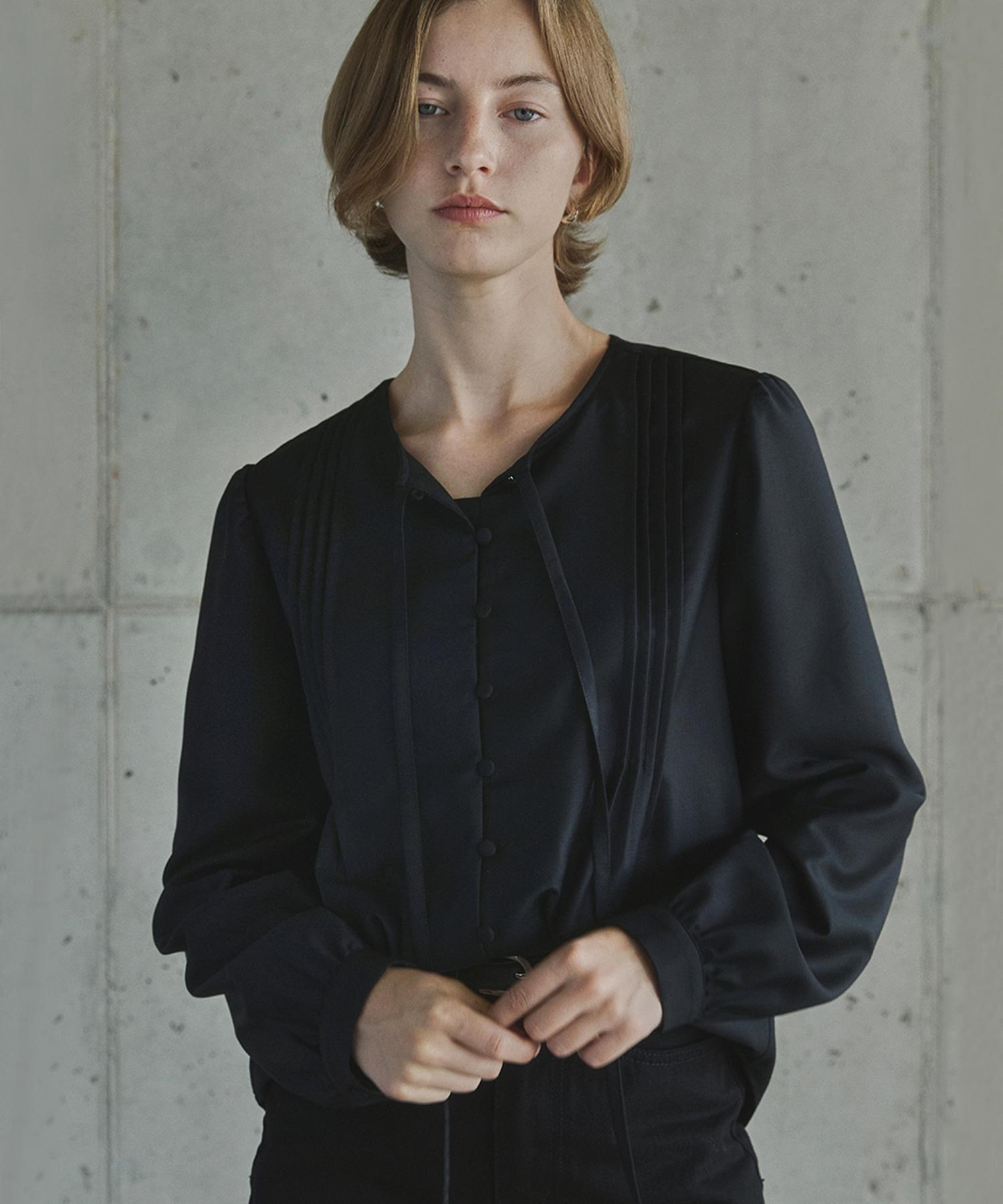 Ihr Pintuck Blouse / Black