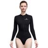 Womens 2mm Neoprene Wetsuit Snorkeling Diving Surfing Freediving Warm Water Sports Full Body Long Sleeve