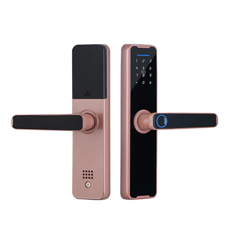 

Smart Electronic Fingerprint and Password Lock for Interior Doors: Ideal for Bedrooms, Home Offices, Apartments, and More.