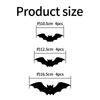 3D LED Bat Halloween Decorations for Home Spider Night Light Sticker for Garden Backyard Party Festive Party Supplies