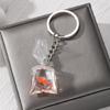 Exquisite Resin Fish Keychain Pendant In Transparent Water Bag for Bags Backpack