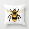 Peach Leather Velvet Yiwu Pillow Creative Home Car Cushion Picture Pillow Case Golden Bee Sofa