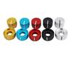 Guyker Aluminum Dual Concentric Control Knob Dome Volume and Tone Stack Replacement Set Black 2 Pcs for Electric Guitar or Bass