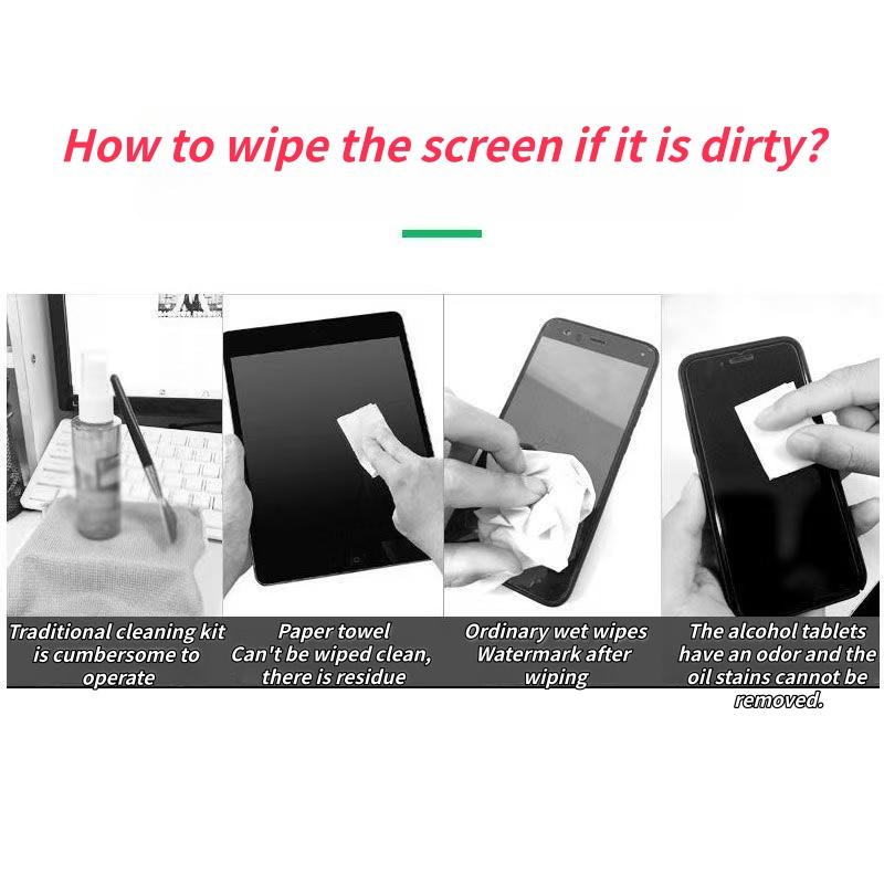 1PCS Two-in-one Cleaning Brush Is Suitable for Men and Women To Use Mobile Phone Screen Cleaning and Portable