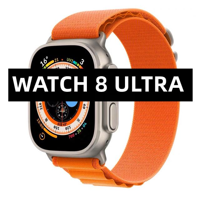 Watch 8 Ultra Smart Watch Men Gps Nfc Series8 Smartwatch Waterproof Sport Mode Fitness Wireless Charging Watch For Apple Watch