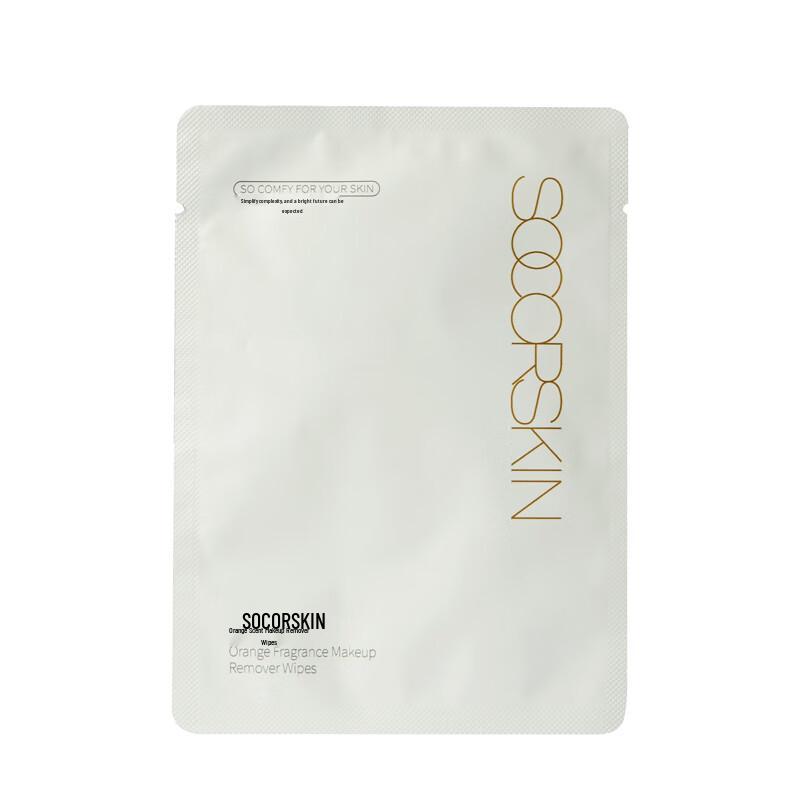 SOCORSKIN Orange Scent Makeup Remover Wipes