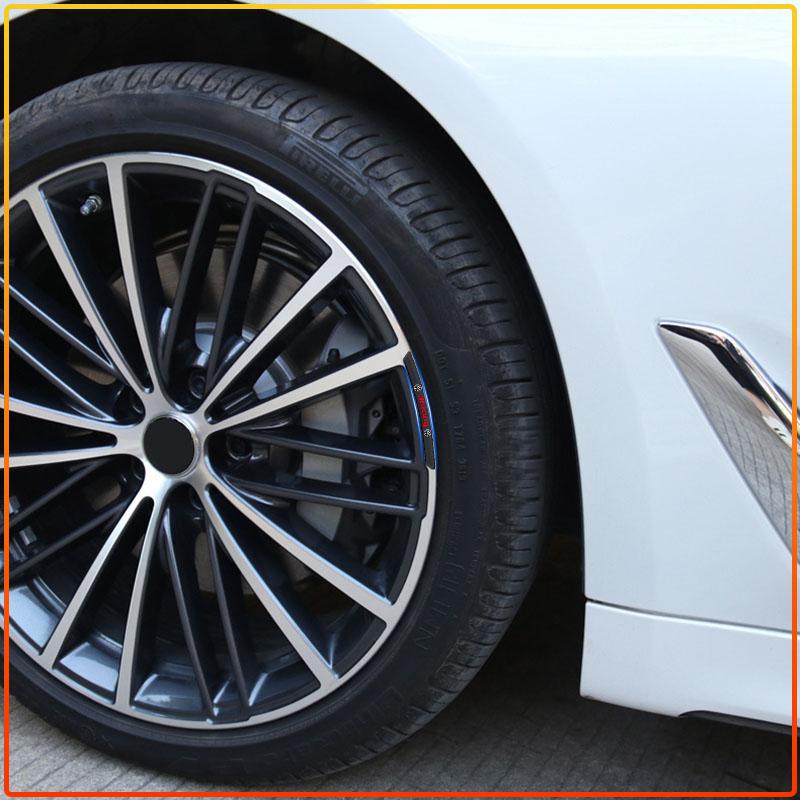 4Pcs Car Badge Emblem Wheel Hub Rims Decor 3D Stickers Aluminum For Volkswagen Golf-5 6 7 MK6 Jetta Lavida Polo Tiguan Passat B5 B6 B7