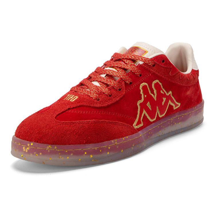 Kappa Tifo New Year Limited Versatile Comfortable Non-Slip Wear-Resistant Low-Top Skate Shoes Unisex sneakers China-Red Birch-White K0EW5CC70P-554
