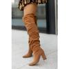 Damenstiefel Herbst Winter Schuhe Stiefel-Damen Spitzenschuhe Luxus Designer Sexy Oberschenkelhohe Absätze Hoch Sexy Große Größe P