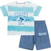 Disney Boys' Cartoon Short Sleeve & Shorts Set