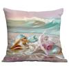 New Beautiful, Romantic and Colorful Beach Pillowcase Marine Life Peripheral Cushion Pillowcase