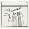 Space-Saving 5-Row Hanger Catch, Vertical and Horizontal Use, Hanger Holder, Prevents Laundry from Flying Away (Set of 2)