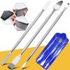 Screen Pry Bar Electronics Disassembly Tools Screen Repair Tool Metal Spudger Crowbar Phone Screen Opening Tools Scraper