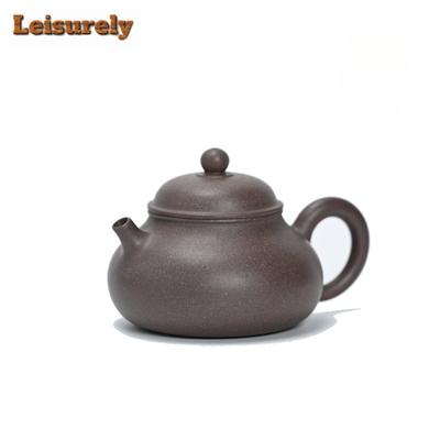 160ml Boutique Yixing Purple Clay Teapots Handmade Rong Tian Pot Raw Ore Hundred Mesh Sand Mud Kettle With Infuser Zisha Tea Set