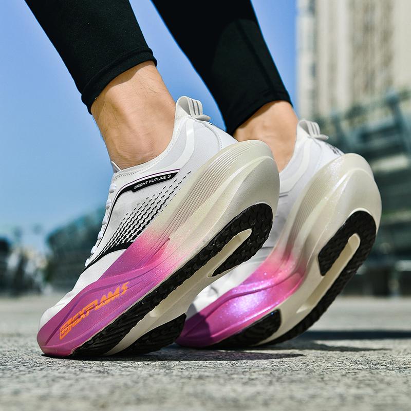 Męskie Specjalistyczne Buty do Biegania na Maratony z Płytką Węglową Oddychające Lekkie Damskie Wygodne Sportowe Antypoślizgowe Amortyzacja Stabilność Sneakersy