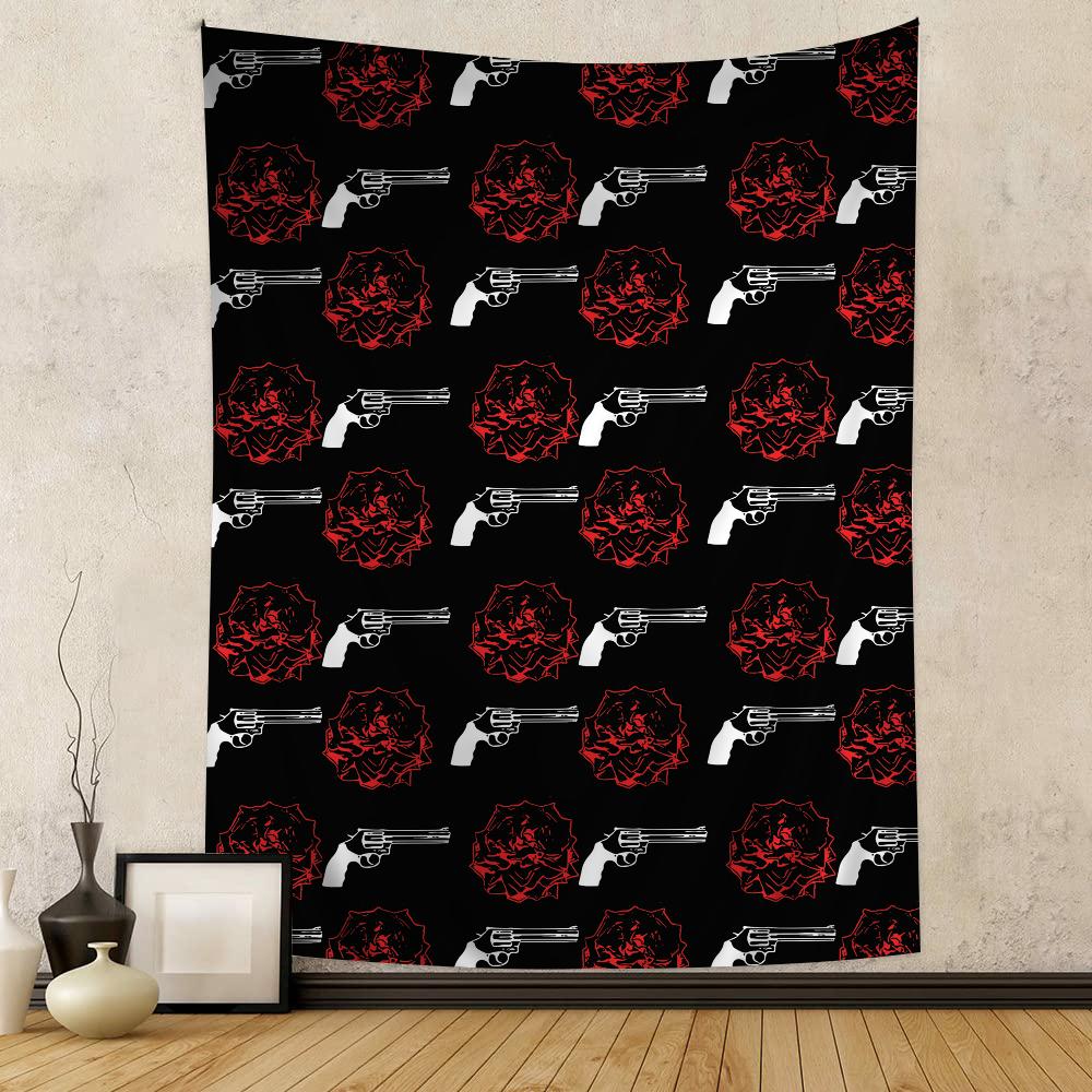 

GGuns N Roses Vintage Rock Band Anime Tapestry Unique Art Style Sprucing Up Science Fiction RoomsArt Decor for Home Styling 74x94cm(29x37in)