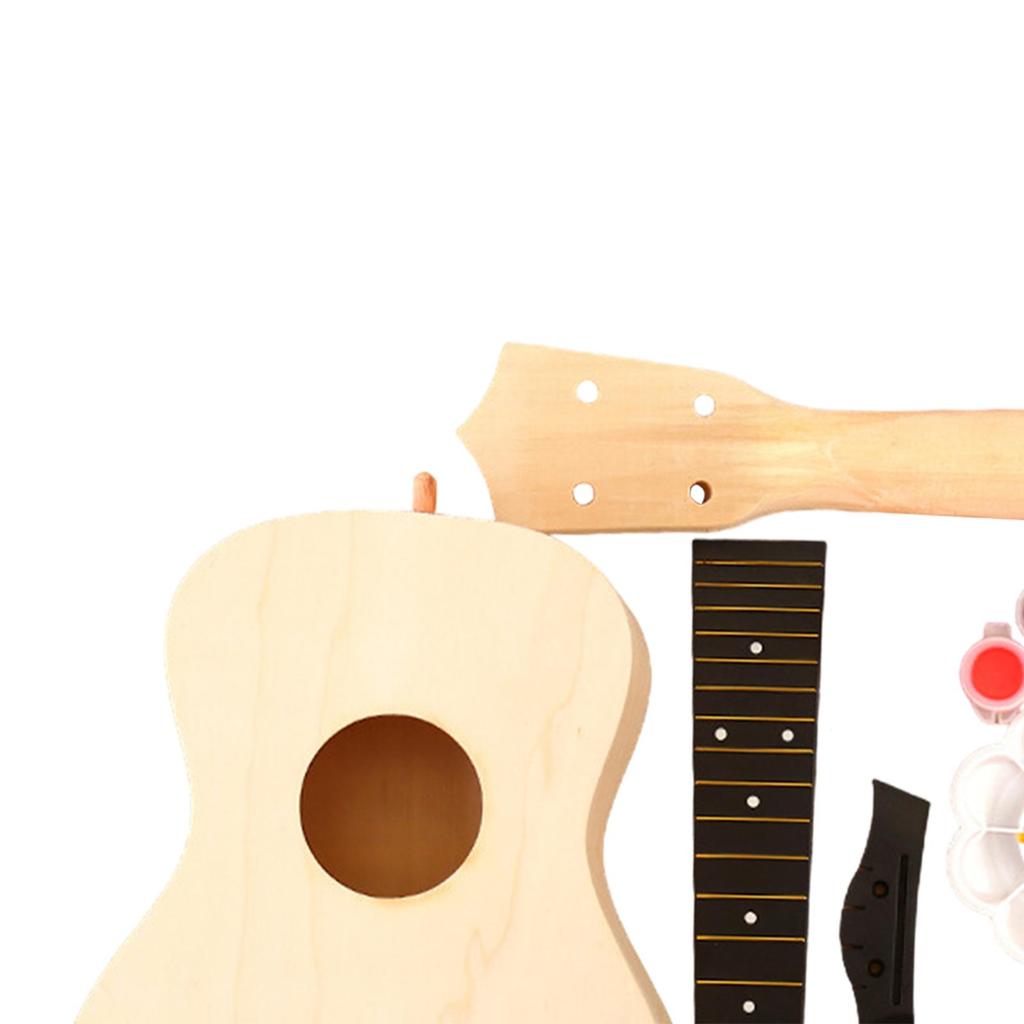 Ukulele DIY for Kids Crafts Unfinished Wooden Paintable Guitar