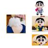 Adorable Blue And Gray Crayon Shin-chan Plush Toy Doll Soft Cushion For Kids