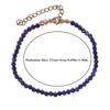 1pcs Hot-selling Natural Stone Crystal Lapis Lazuli Faceted Single-layer Beaded Bracelet