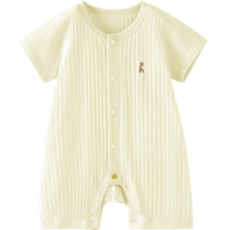 TONGTAI Infant Summer Cotton Short-Sleeve Romper