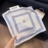 May Kaji Cashew Flower Square Scarf Retro Men's Silk Scarf Buckle British Style Scarf Men's Paisley Pattern Small Scarf Women