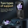 SULADA Fashion Series for Samsung Galaxy Z Flip5 5G Phone Case PU Leather+PC Wristband Kickstand Protective Cover