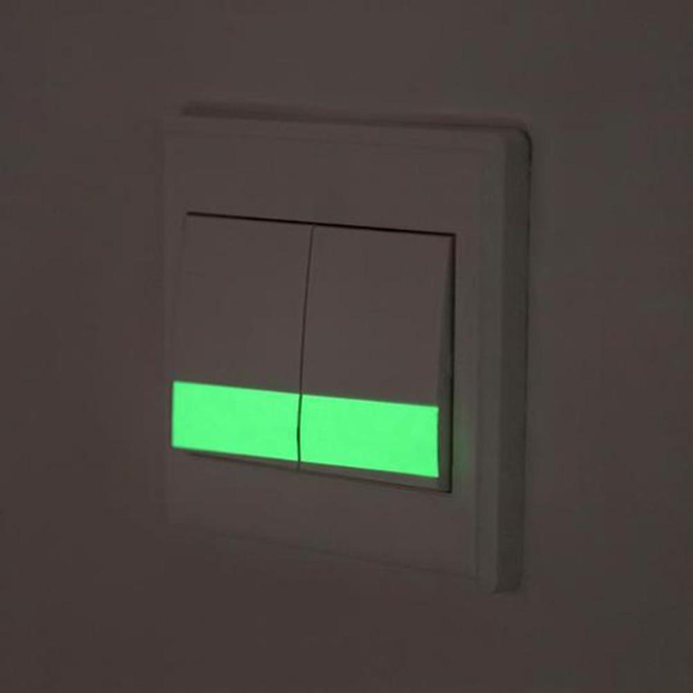 Fluorescent Glow In The Dark Wall Sticker Luminous Tape Self-adhesive Glow In The Dark Safety Stage Sticker Home Decor Sticker